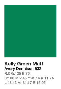 EM 532 Kelly Green matn